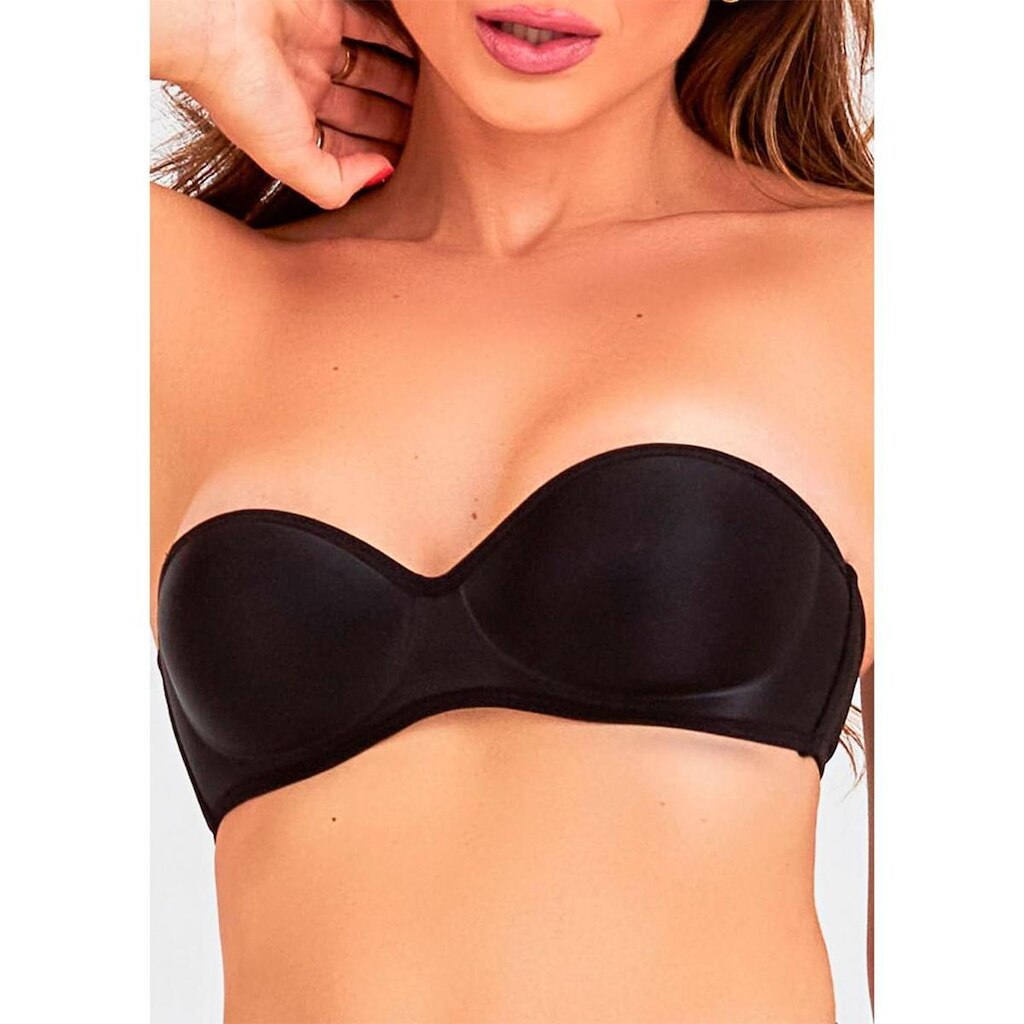 Sutiã Bustiê Love Secret 991029 Barbatanas Laterais Microfibra T. 40/46