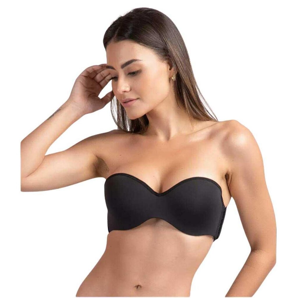 Sutiã Bustiê Sem Alças Silicone Soft Compress Lucitex