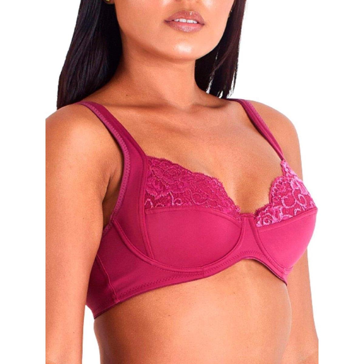 Sutiã Com Aro E Sem Bojo Duloren 111815 Roxo - Vermelho Menor preço em Sutiã Com Aro E Sem Bojo Duloren 111815 Roxo - Vermelho