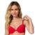 Sutiã Com Bojo Levanta Seios Push Up Liebe - Vermelho
