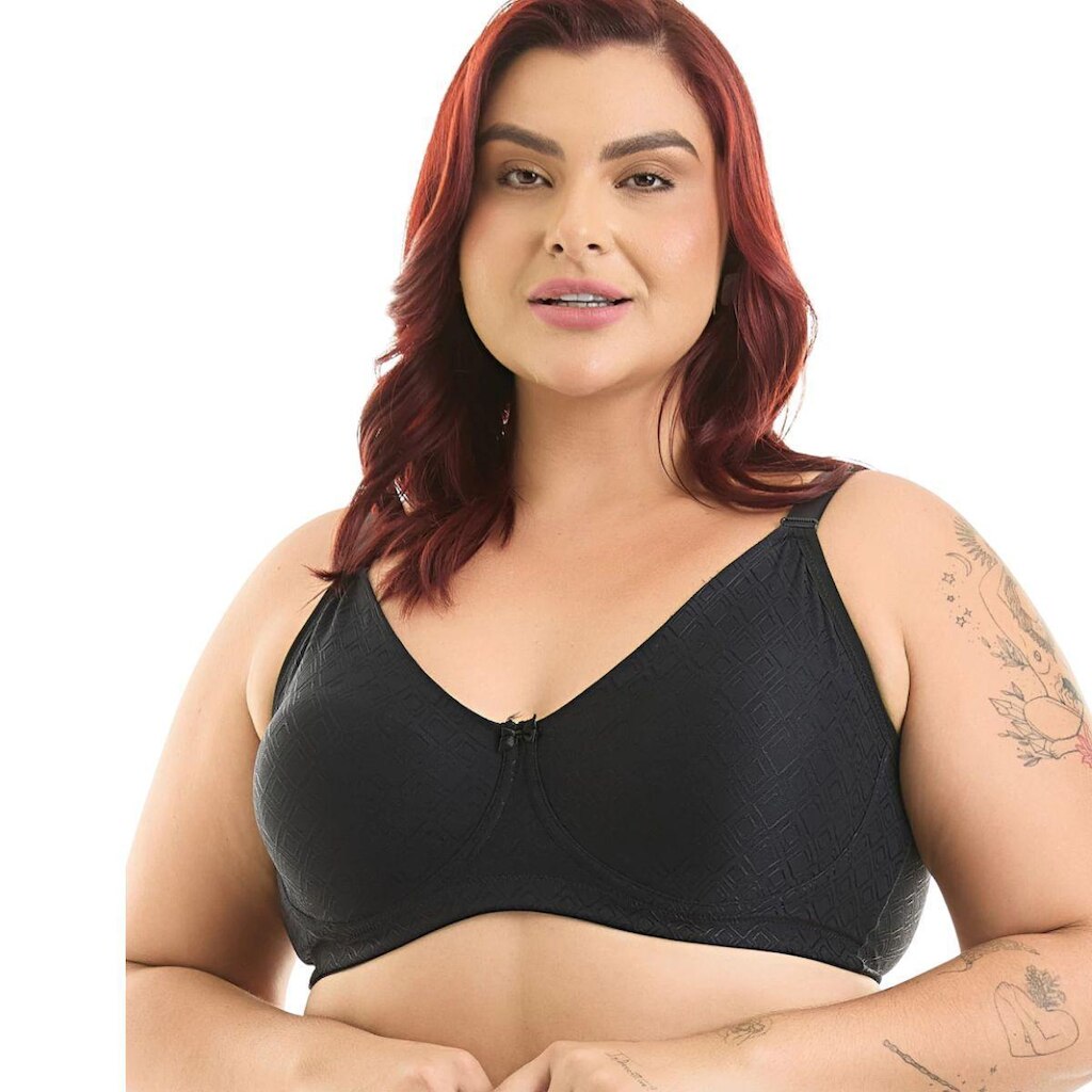 Sutiã Feminino Plus Size Sem Bojo Com Aro Vi Lingerie