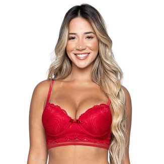 Sutiã Lingerie Com Elástico Serra e Mar Modas Básico Moda Intima