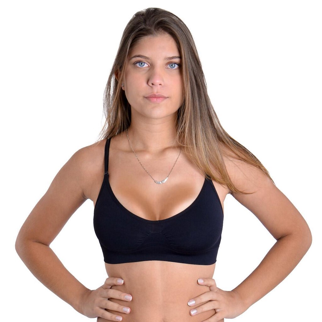 Sutiã Loba Alça Regulável Sem Costura Feminino
