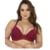 Sutiã Plus Size Reforçado Nadador Serra e Mar Básico Íntima Liso - Vinho