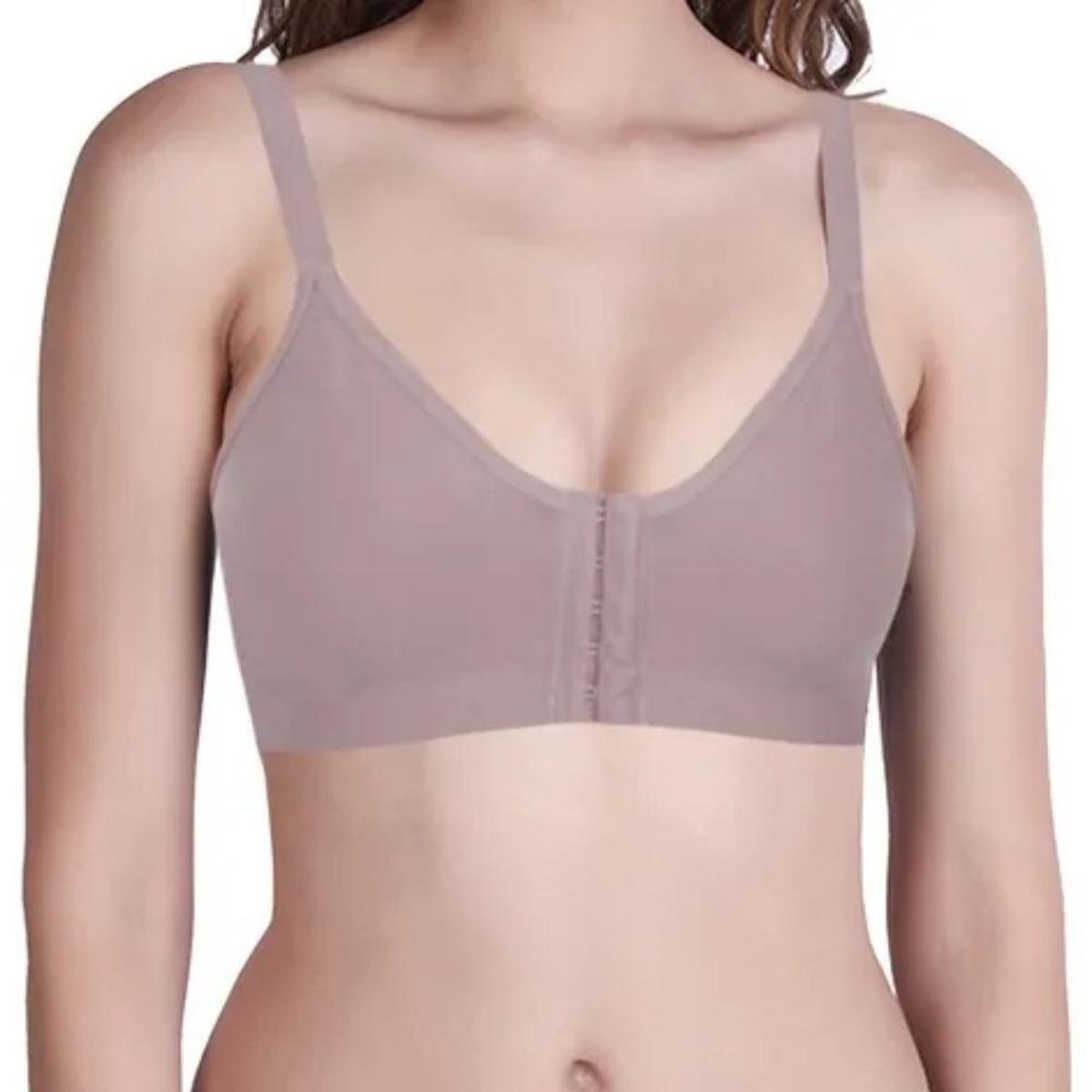 Sutiã Pós Lupo Original Soutien Abertura Frontal - Nude Menor preço em Sutiã Pós Lupo Original Soutien Abertura Frontal - Nude