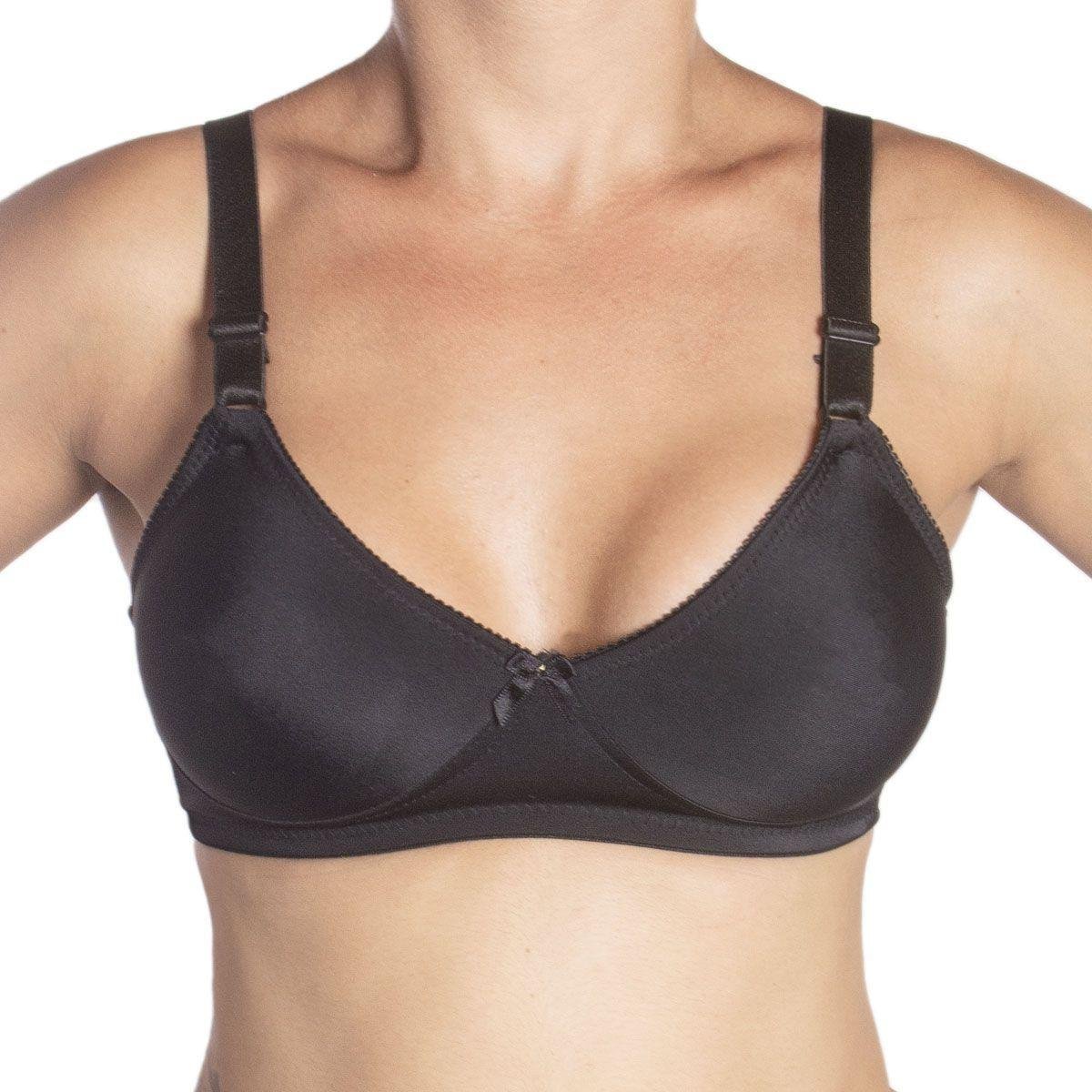 Sutiã Princesa Catarina Sem Bojo Kit Com 3 Sutiãs Reforçados Sustentação  Feminino - Preto | Zattini