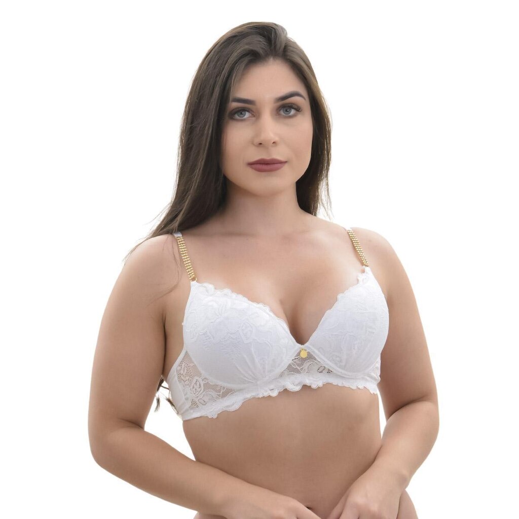 Sutiã Strappy Rendado Com Bojo Jackie