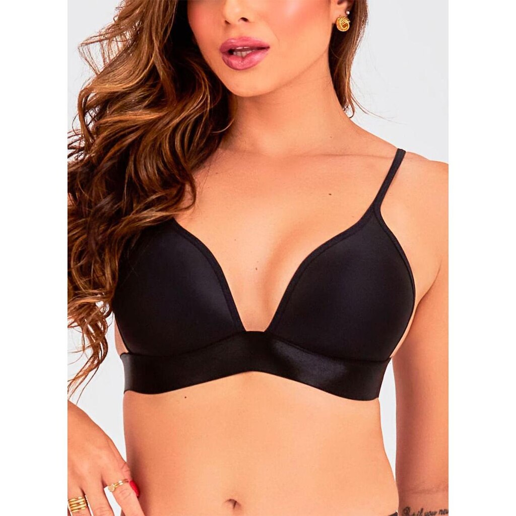 Sutiã Triângulo Love Secret 991026 com Bojo Microfibra T. 40/46