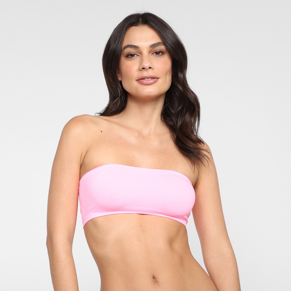 Sutiã Trifil AF Top Faixa Canelado Feminino - Rosa Claro Menor preço em Sutiã Trifil AF Top Faixa Canelado Feminino - Rosa Claro