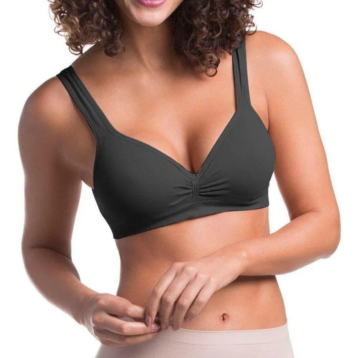 Sutiã Trifil Top Daily Feminino - Preto Menor preço em Sutiã Trifil Top Daily Feminino - Preto