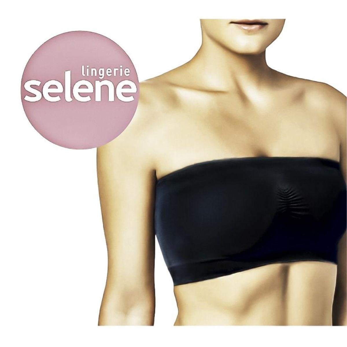 Sutien Sutiã Faixa Top Tomara Que Caia Sem costura sem Bojo - Preto Menor preço em Sutien Sutiã Faixa Top Tomara Que Caia Sem costura sem Bojo - Preto