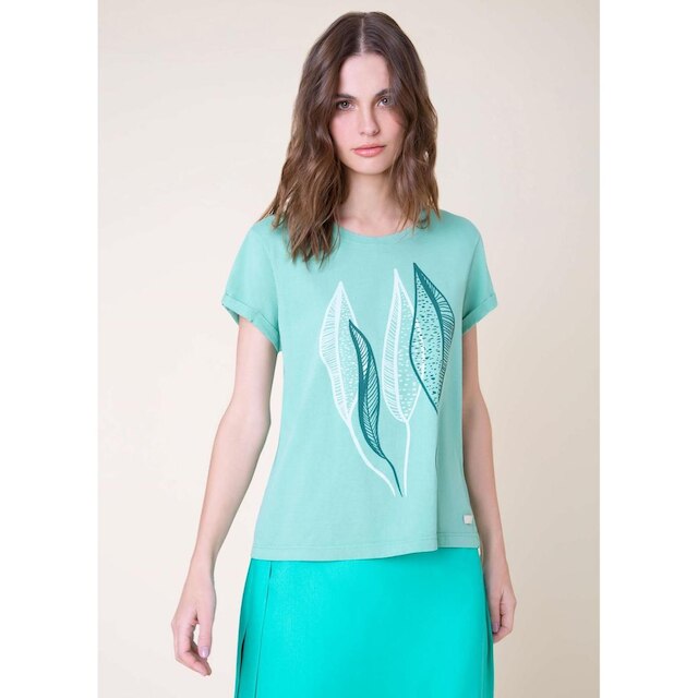 T-shirt 4 Folhas Verde claro P