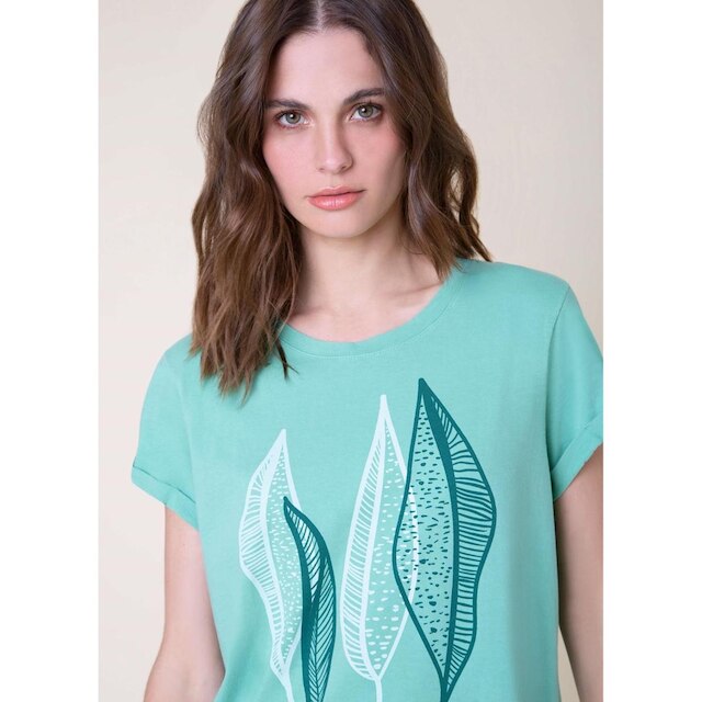 T-shirt 4 Folhas Verde claro P