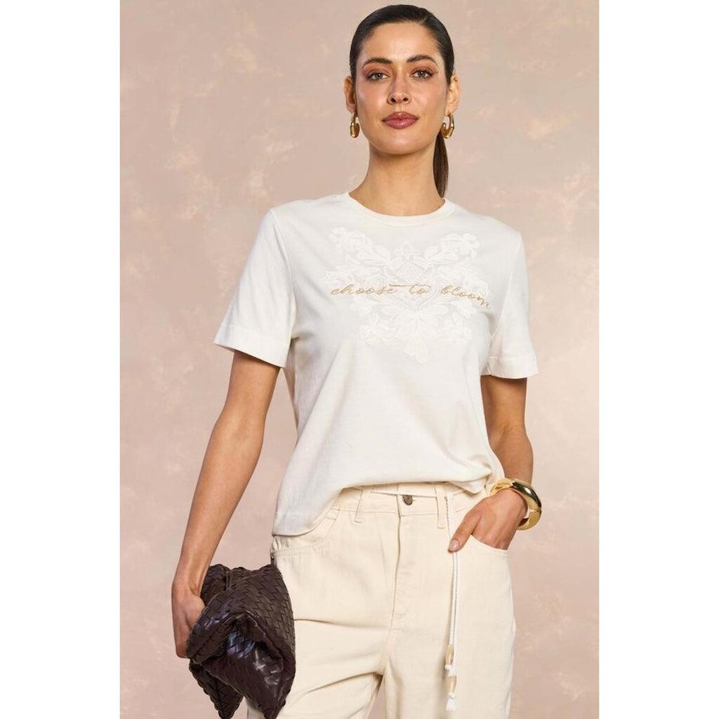 T-SHIRT DOCE TRAMA FEMININA REF:106363