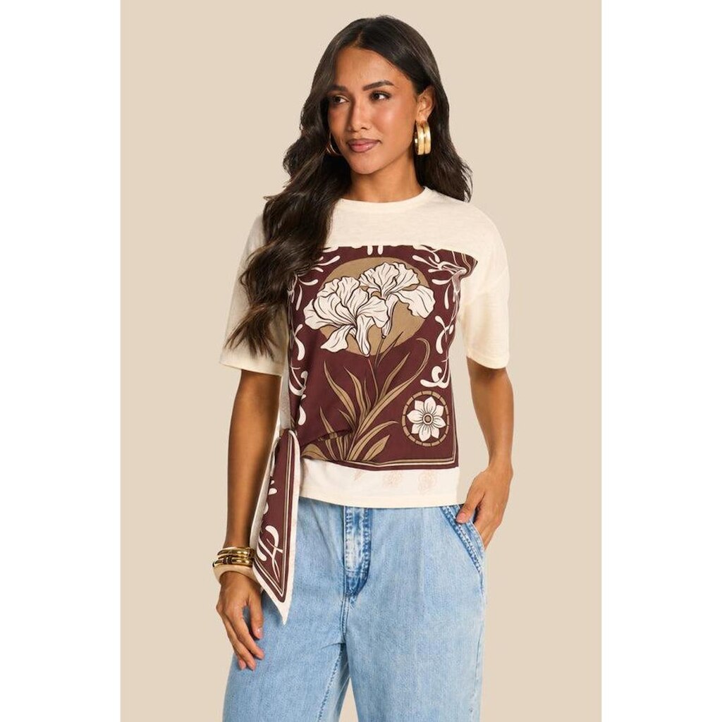 T-SHIRT DOCE TRAMA FEMININA REF:106593