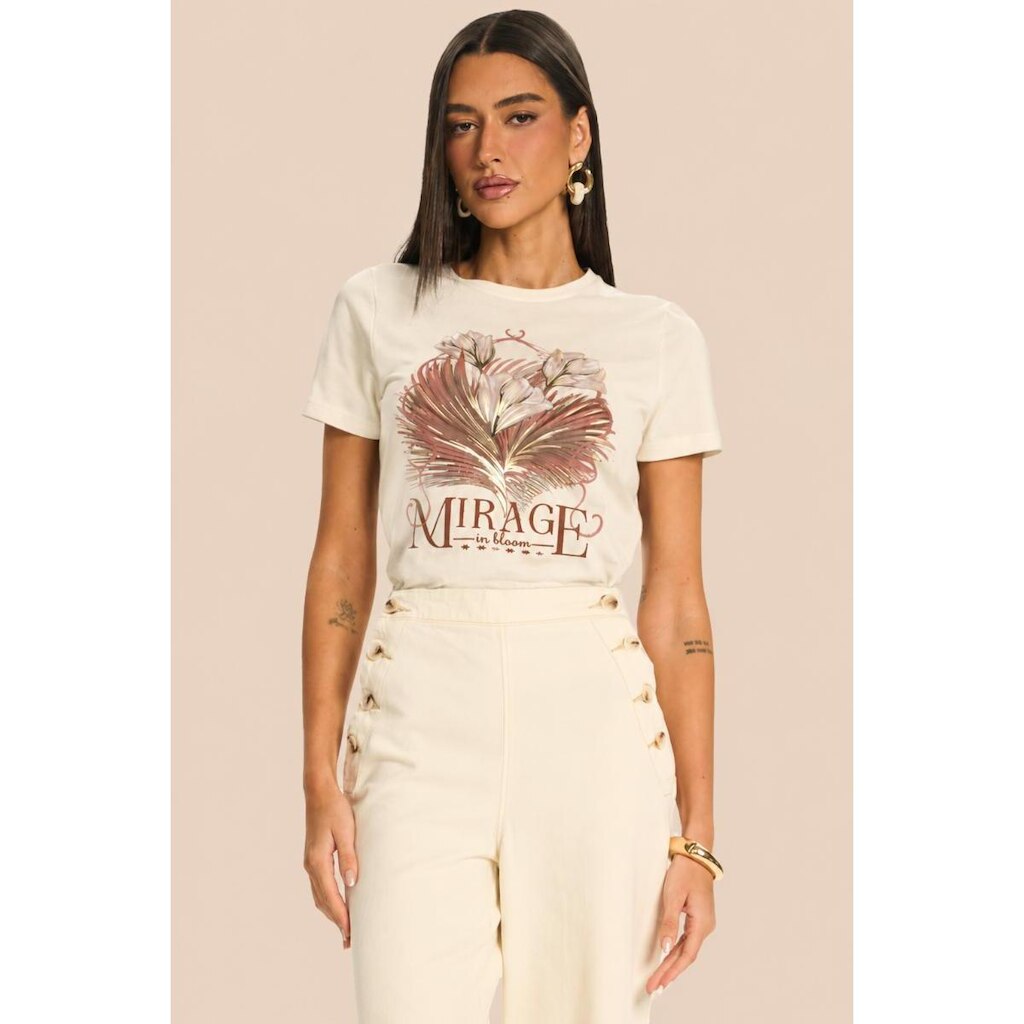 T-SHIRT DOCE TRAMA FEMININA REF:106614