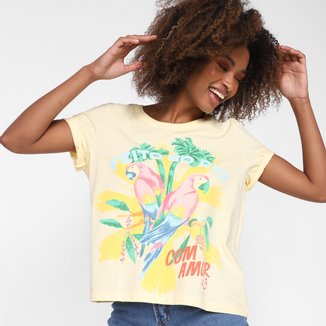 T-Shirt Farm Fit Feito No Rio Com Amor Feminina