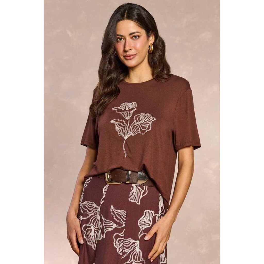 T-SHIRT FEMININA DOCE TRAMA REF:106215