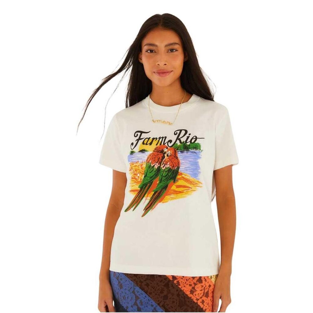 T-Shirt Fit Farm Rio Araras Namorando