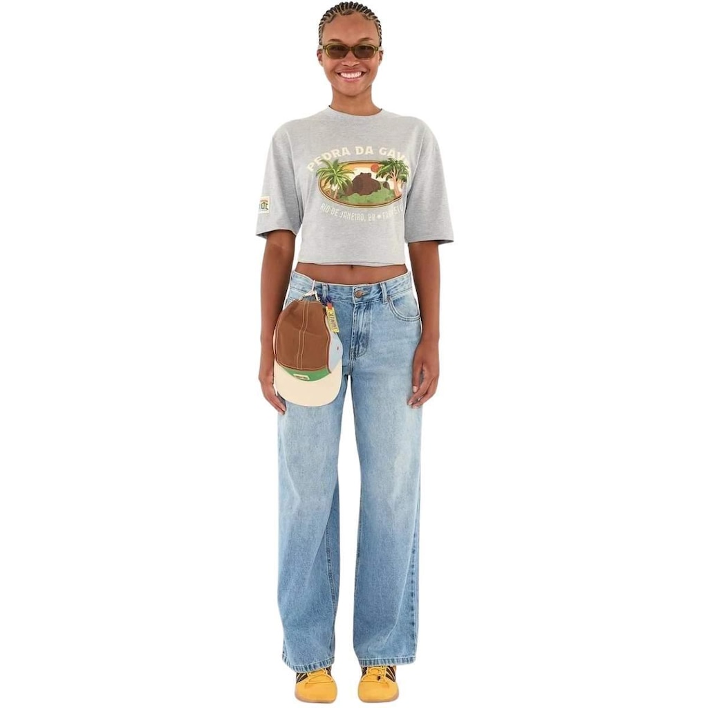 T-Shirt Ipanema Pedra Da Gavea Cinza