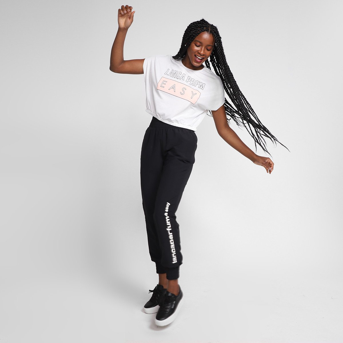 T-shirt Lança Perfume Easy Feminina - Off White+Preto é ruim? T-shirt Lança Perfume Easy Feminina - Off White+Preto é boa?