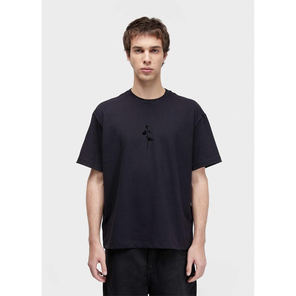 T-shirt over puresoft flocked rose OSKLEN