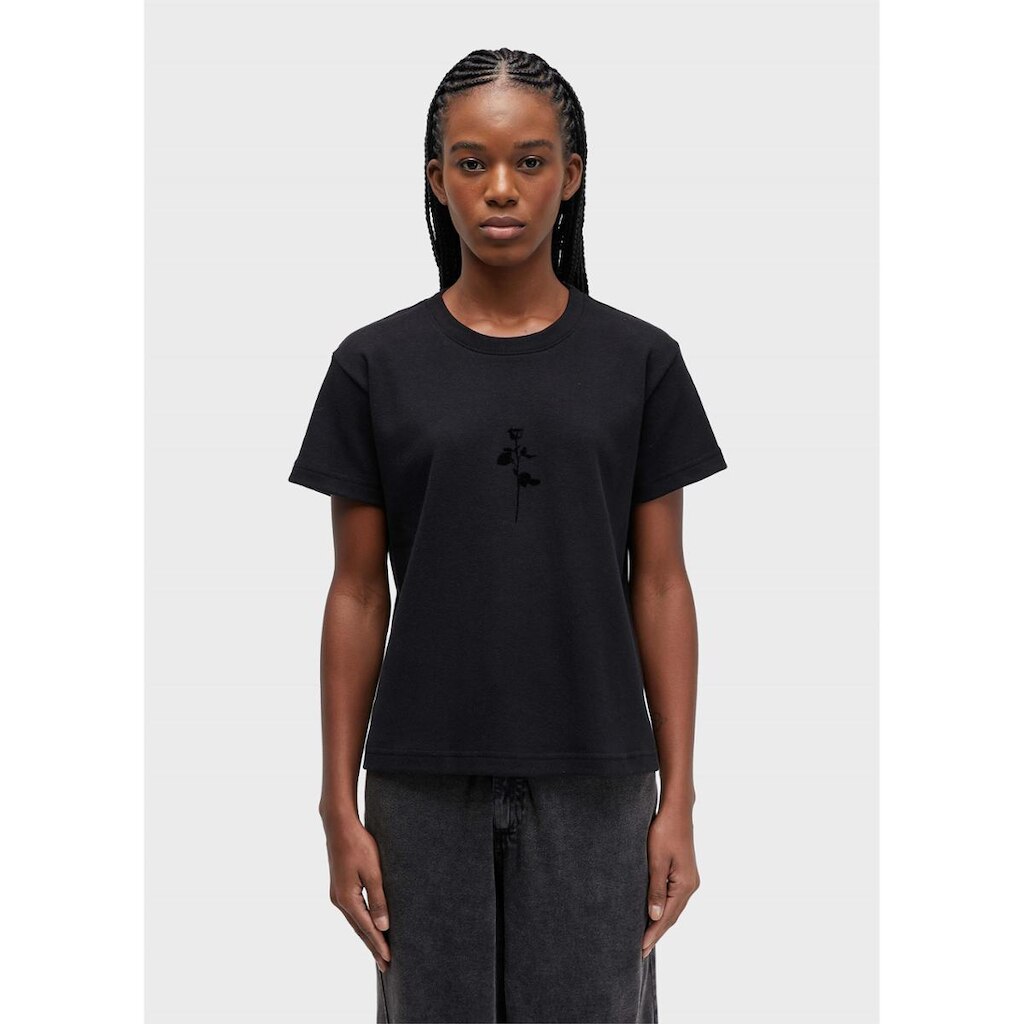 T-shirt rosa flocada OSKLEN