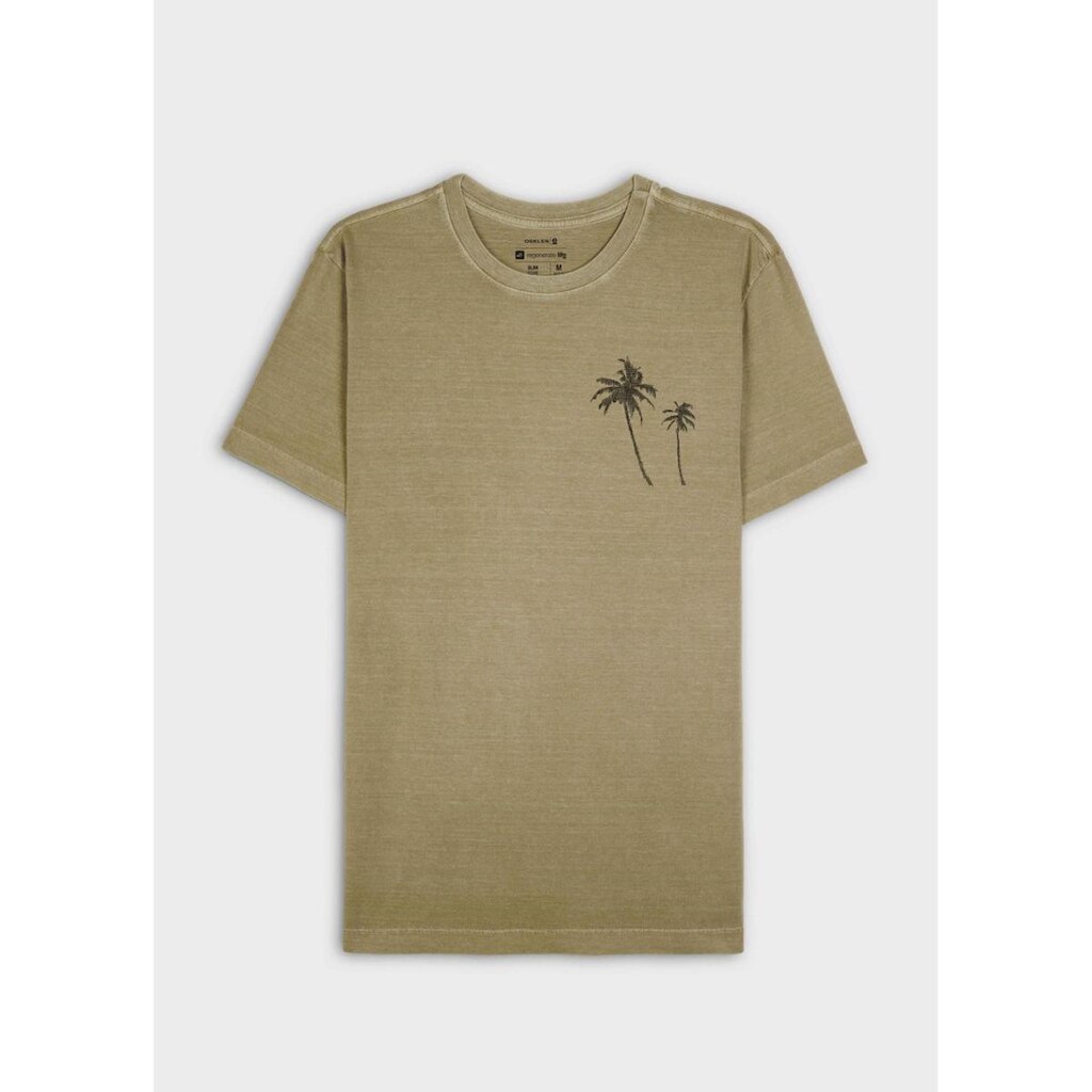 T-shirt slim stone coqueiro gaze OSKLEN
