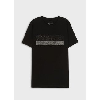 T-shirt vintage calçadão listrado OSKLEN