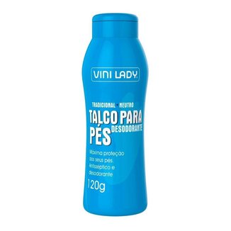 Talco Desodorante Pés Tradicional 120g Vini Lady