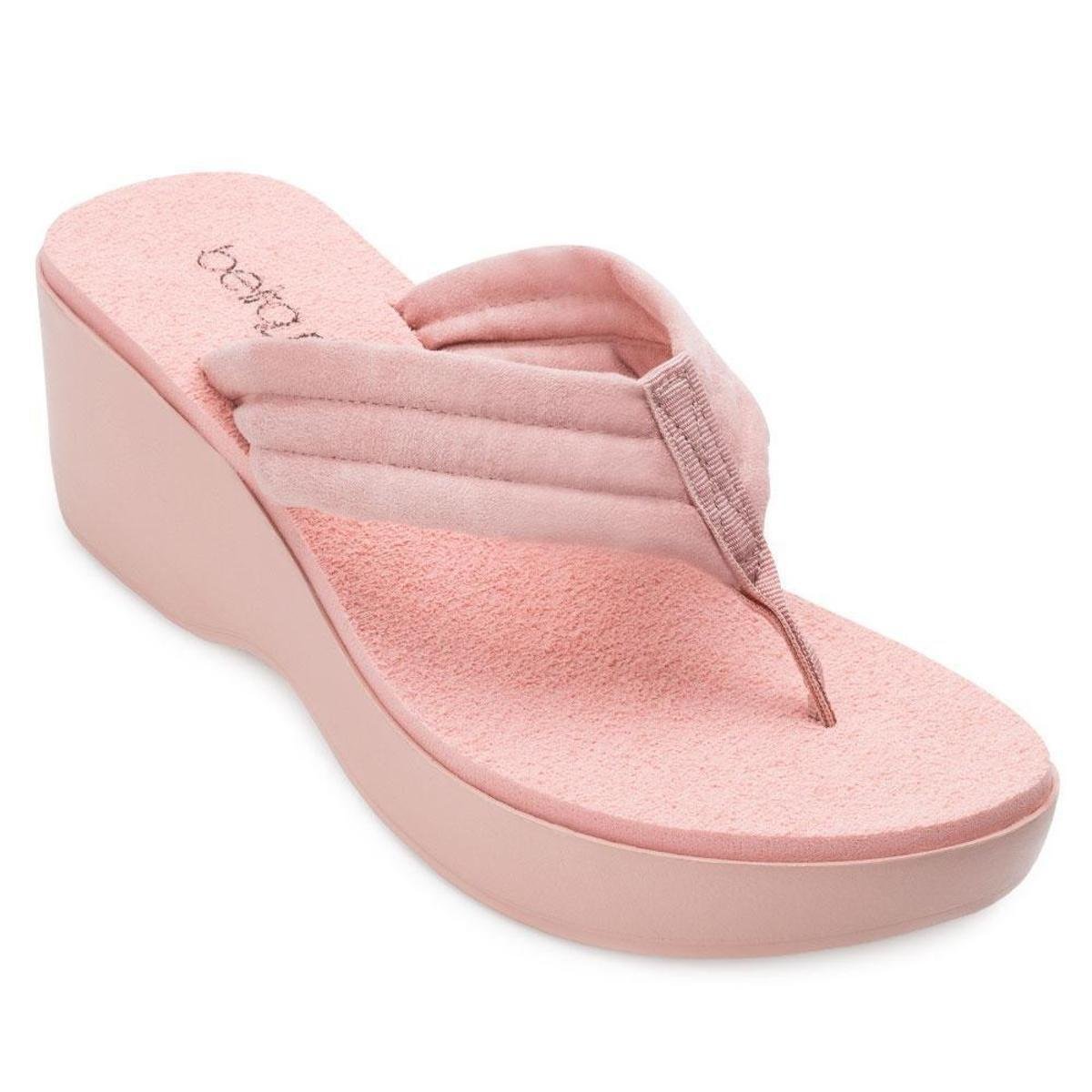 Tamanco Anabela Beira Rio BR21-8455 - Rosa Menor preço em Tamanco Anabela Beira Rio BR21-8455 - Rosa