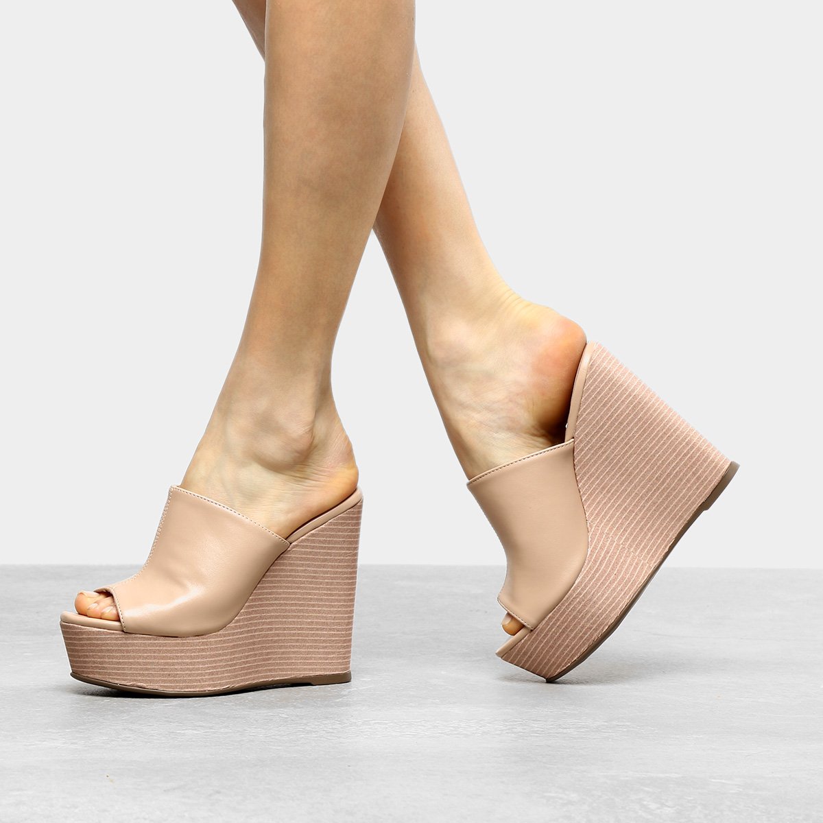 tamanco anabela via uno