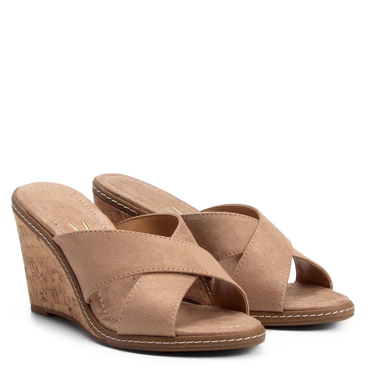 Tamanco Anabela Salto Cortiça Parô