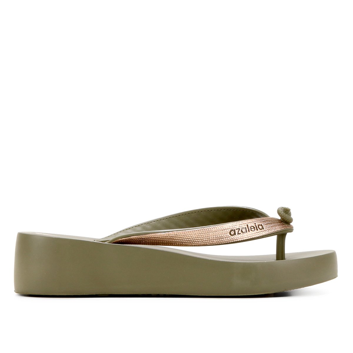 Tamanco Azaleia Anabela - Verde Menor preço em Tamanco Azaleia Anabela - Verde