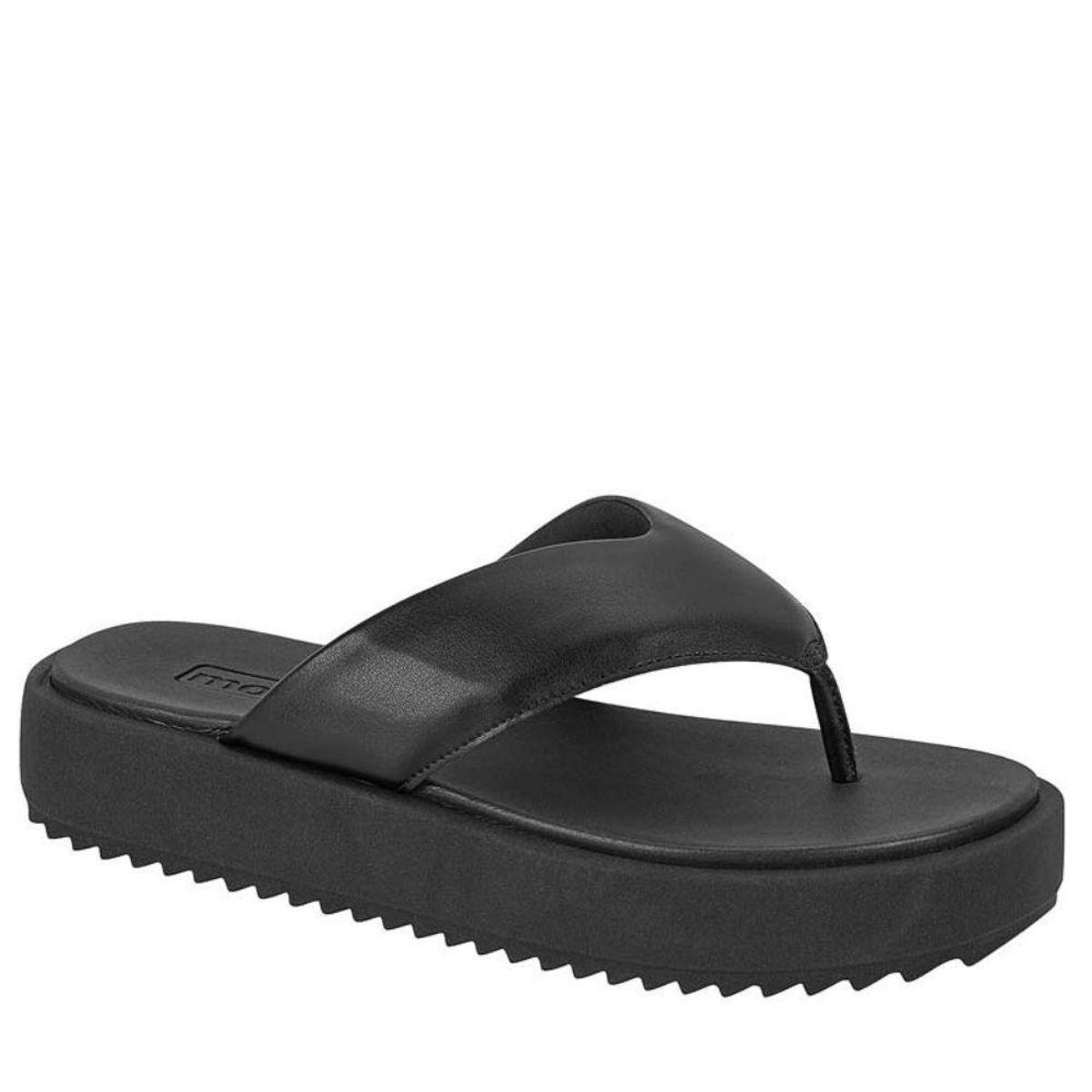 Tamanco Casual Flatform Feminino Confortável Moleca 5489.100 - Preto - 34 Menor preço em Tamanco Casual Flatform Feminino Confortável Moleca 5489.100 - Preto - 34