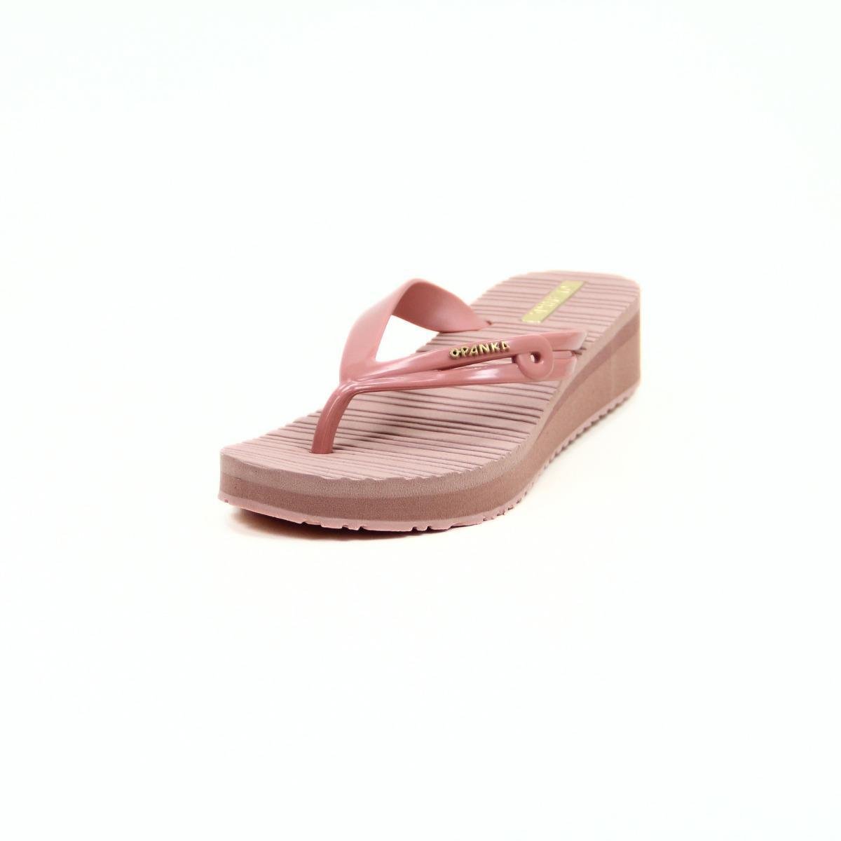 Tamanco Chinelo Feminino Opanka Flora Salto Anabela Plataforma Menor preço em Tamanco Chinelo Feminino Opanka Flora Salto Anabela Plataforma