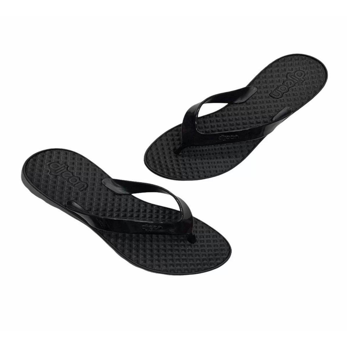 Tamanco Chinelo Tratorado Dijean Feminino Conforto Estilo - Preto é boa?