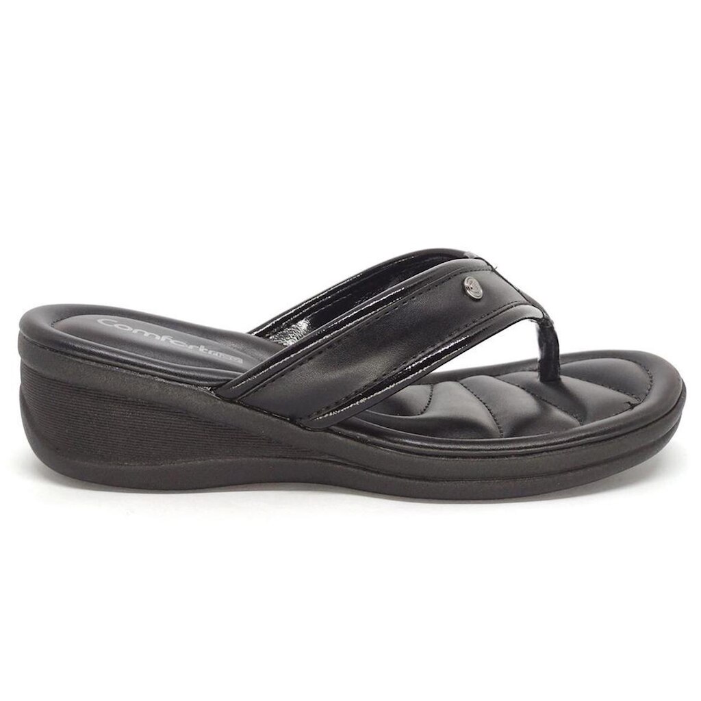 Tamanco Comfortflex de Dedo Salto Baixo Conforto 24-88301
