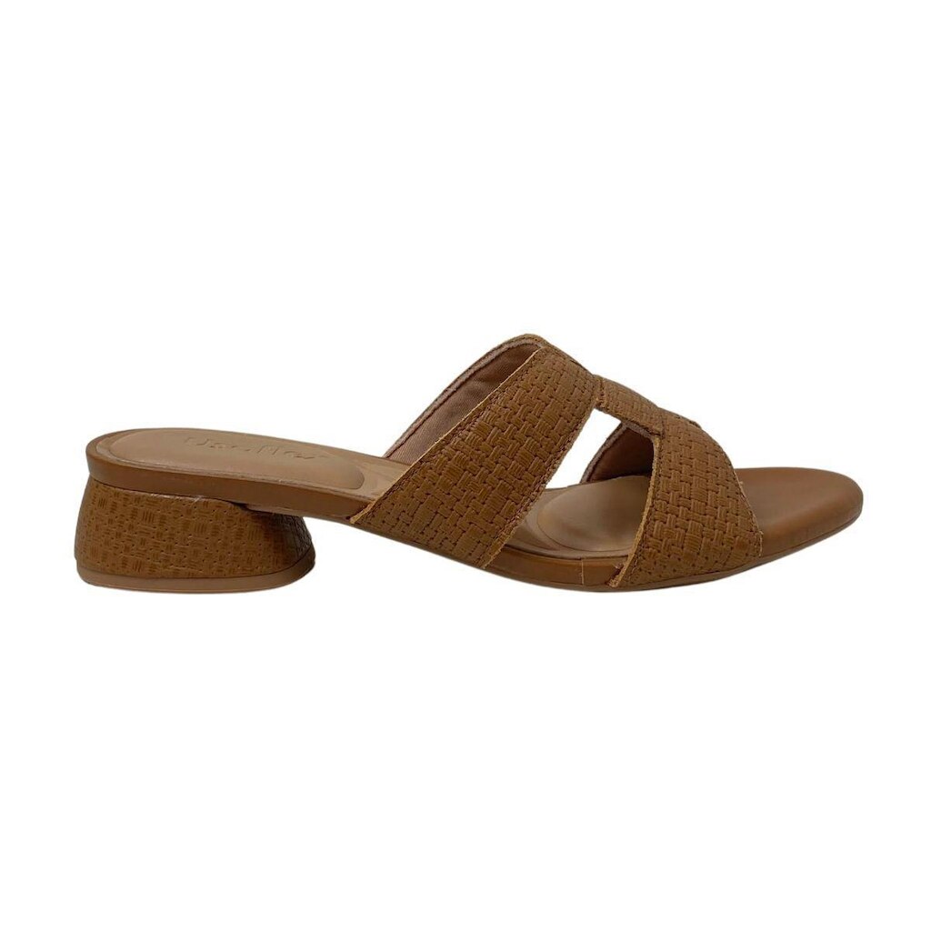 Tamanco Couro Usaflex Feminino AM17003 Marrom