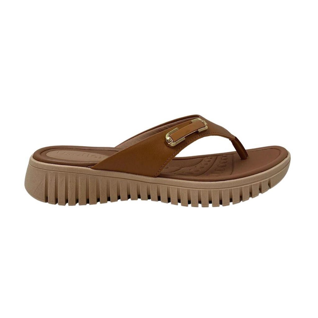 Tamanco Couro Usaflex Feminino UC0403 Marrom