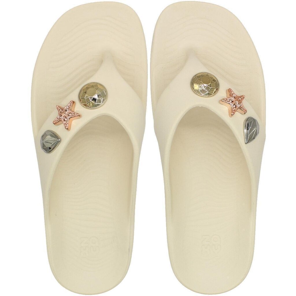 Tamanco De Dedo Zaxy Zen Apliques Feminino