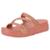 Tamanco Feminino Anabela Glitter Up Zaxy 19068 - Salmão