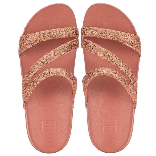 Tamanco Feminino Anabela Glitter Up Zaxy 19068