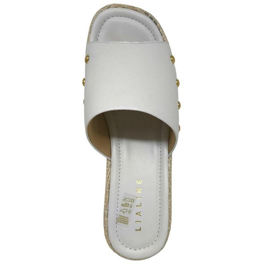 Tamanco Feminino Anabela Medio Acolchoado Leve Lia Line