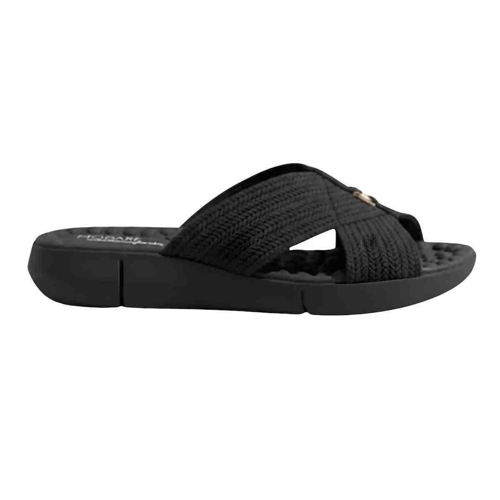 TAMANCO FEMININO ANABELA SALTO BAIXO MODARE PRETO