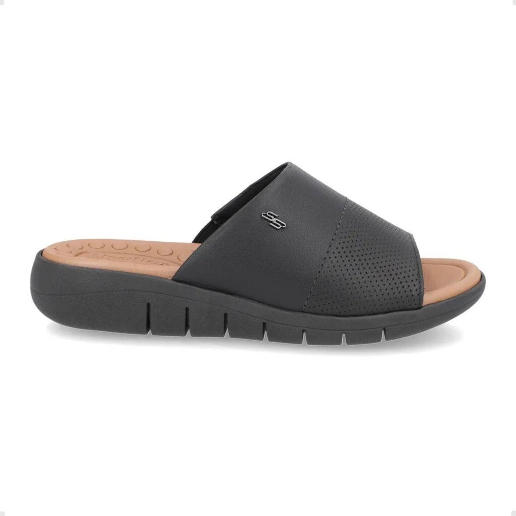 Tamanco Feminino Anabela Usaflex Preto