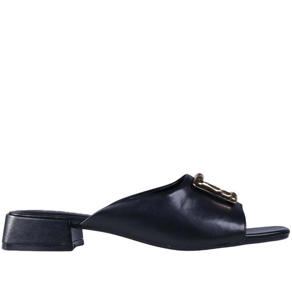 Tamanco Feminino com Detalhe Metálico Zariff 146022 Preto
