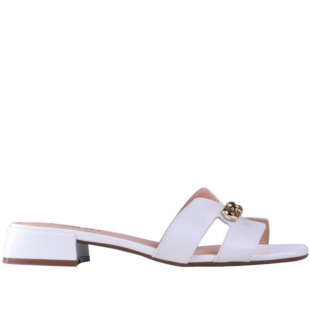 Tamanco Feminino com Detalhe Metálico Zariff 146.023 Branco