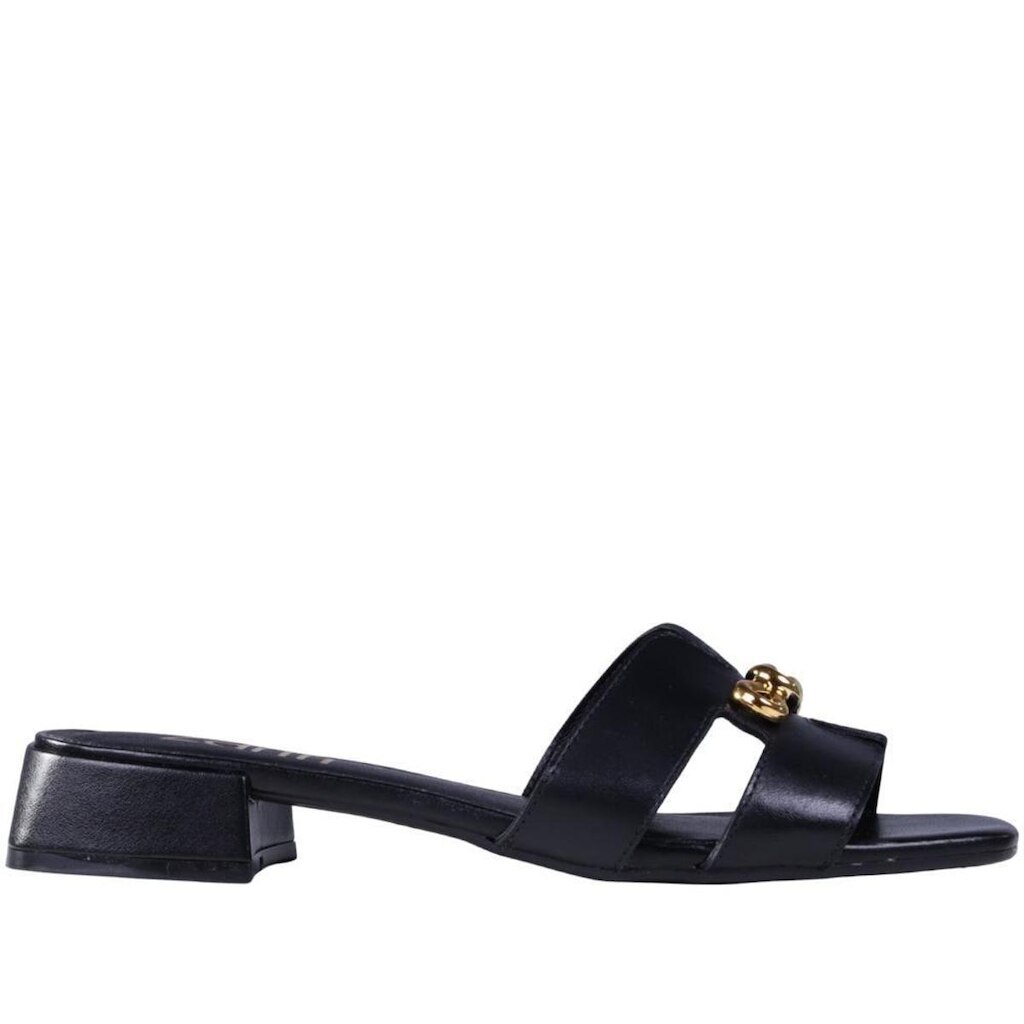 Tamanco Feminino com Detalhe Metálico Zariff 146.023 Preto