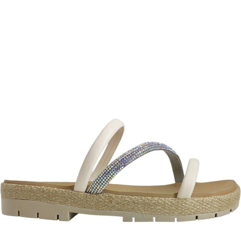 Tamanco Feminino Papete Casual Dia a Dia Passeio com Strass Verão Conforto Sua Cia 8339.15086